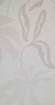 Шпалери вінілові на флізеліні Grandeco Universe метрове листя монстери бежеві сірі жовті на білому Київ