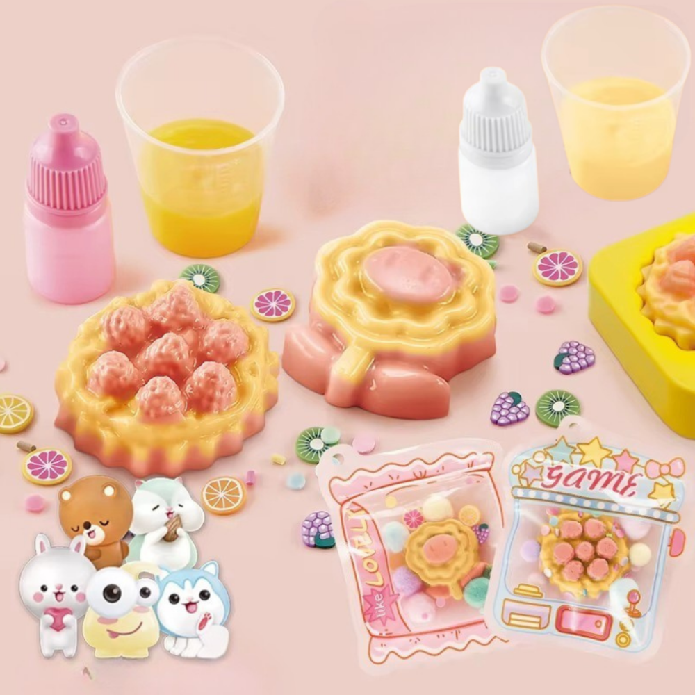 Набір сквішів 4в1 для виготовлення Таба лапок антиструсів, дитячий набір для творчості комплект "Створи сквіш сам" 4 шт. Кам'янець-Подільський - фото 7