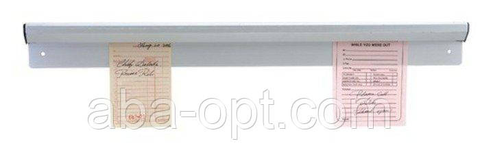 Планка - тримач настінна для рахунків та замовлень нержавіюча L 92 см (шт) Одеса - фото 1