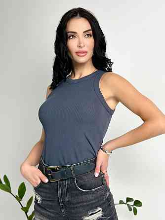 Майка женская рубчик Effy 42-44, Графит Киев