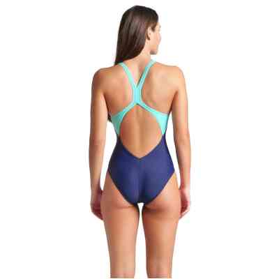 Купальник Arena Flow Swimsuit V Back Lb 008935-790 темно-синій 38 (3468337517160) Вінниця