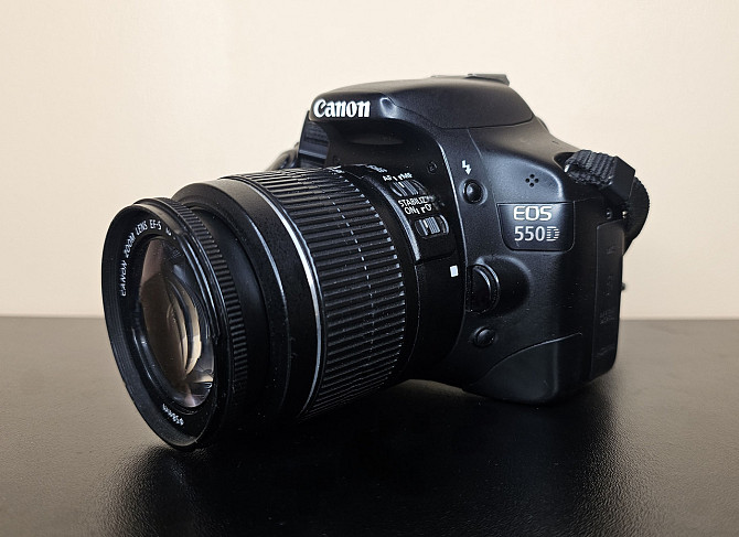 Дзеркальний фотоапарат Canon D550 + kit об'єктив 18-55 мм + сумка + SD 64 GB Клевань - изображение 1