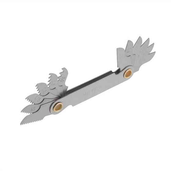 Різьбомір метричний, 12 шт., 0,5-3,0 мм INTERTOOL SD-8400 Київ