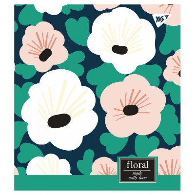 Зошит Yes А5 Floral Explosion 18 аркушів клітинка (765183) Вінниця - фото 4