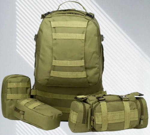 Рюкзак Тактический с подсумками B08 Oliva 55L 8144 Днепр - изображение 2