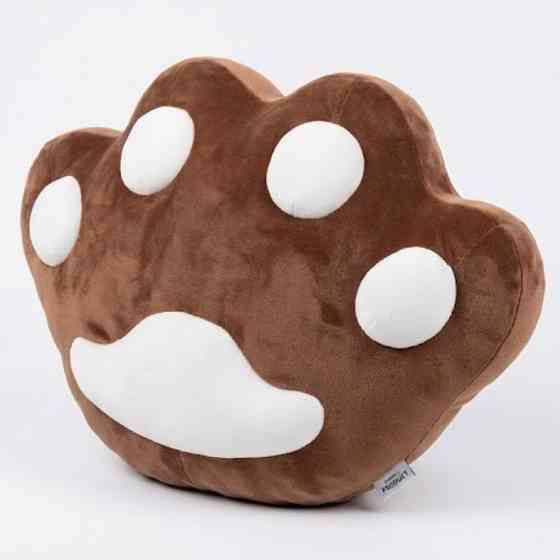 Велика лапка подушка шоколад 50 * 40 см Київ