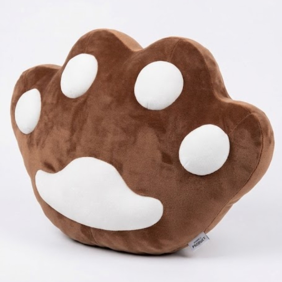 Велика лапка подушка шоколад 50 * 40 см Київ - фото 5