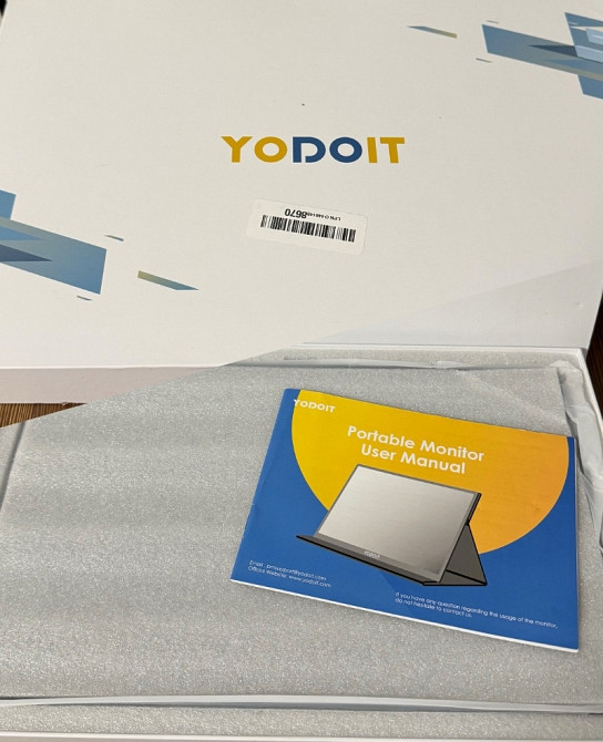 Портативний монітор 15.6" Yodoit Full HD IPS 60 Гц. Харків - фото 2