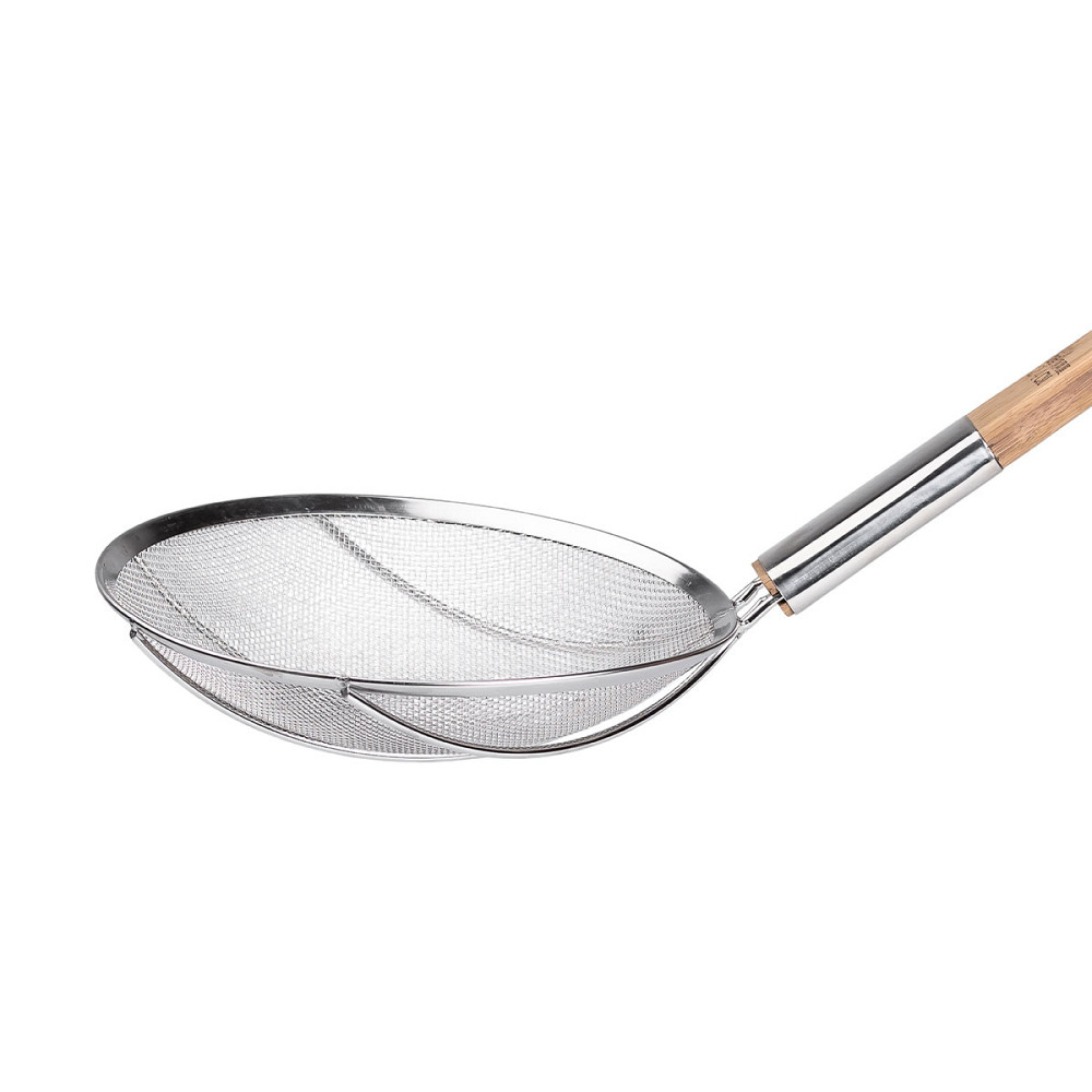 Шумівка "павук" з дерев'яною ручкою Ø 24 см для фритюру та вока HP-19-19-24CM Коломыя - изображение 2