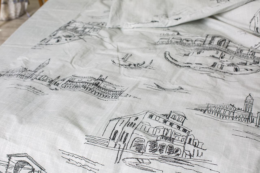 Ecotton Комплект постільної білизни Ecotton двоспальний Сімейний 150х215 см білий Місто Коломыя - изображение 7