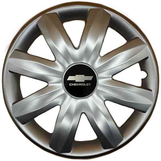 Автомобильные модельные колпаки R14 Chevrolet 221 4шт, SJS, серебряные Киев