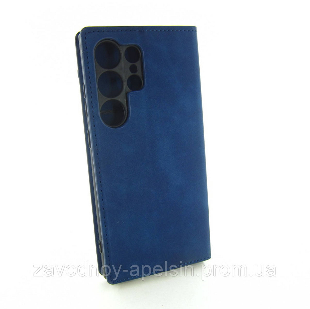 Чохол книжка Samsung S24 Ultra S928 Захист камери (синій) Одеса - фото 1