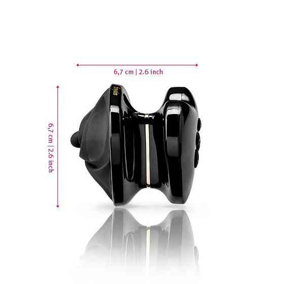 Вібратор для клітора з електростимуляцією Mystim Heart's Desire Black Edition Sex Aura Київ