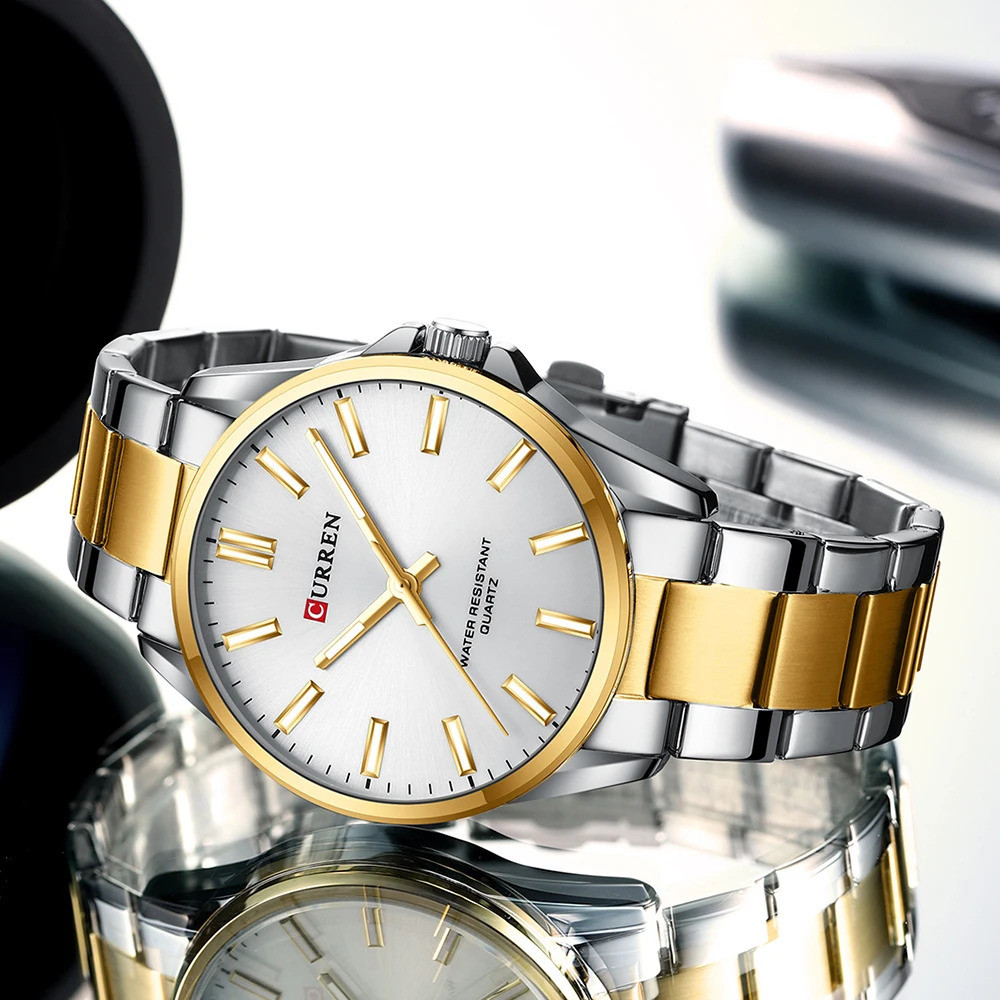 Curren 9090 Silver-Gold-Silver SBR Киев - изображение 2