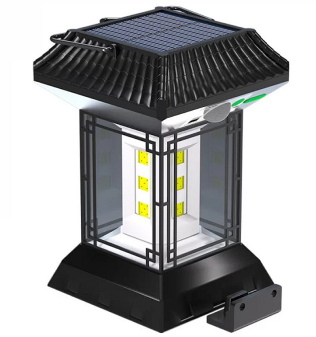 Ліхтар кемпінговий CL-T60 із сонячною батареєю і датчиком руху 8837 Вінниця - фото 1