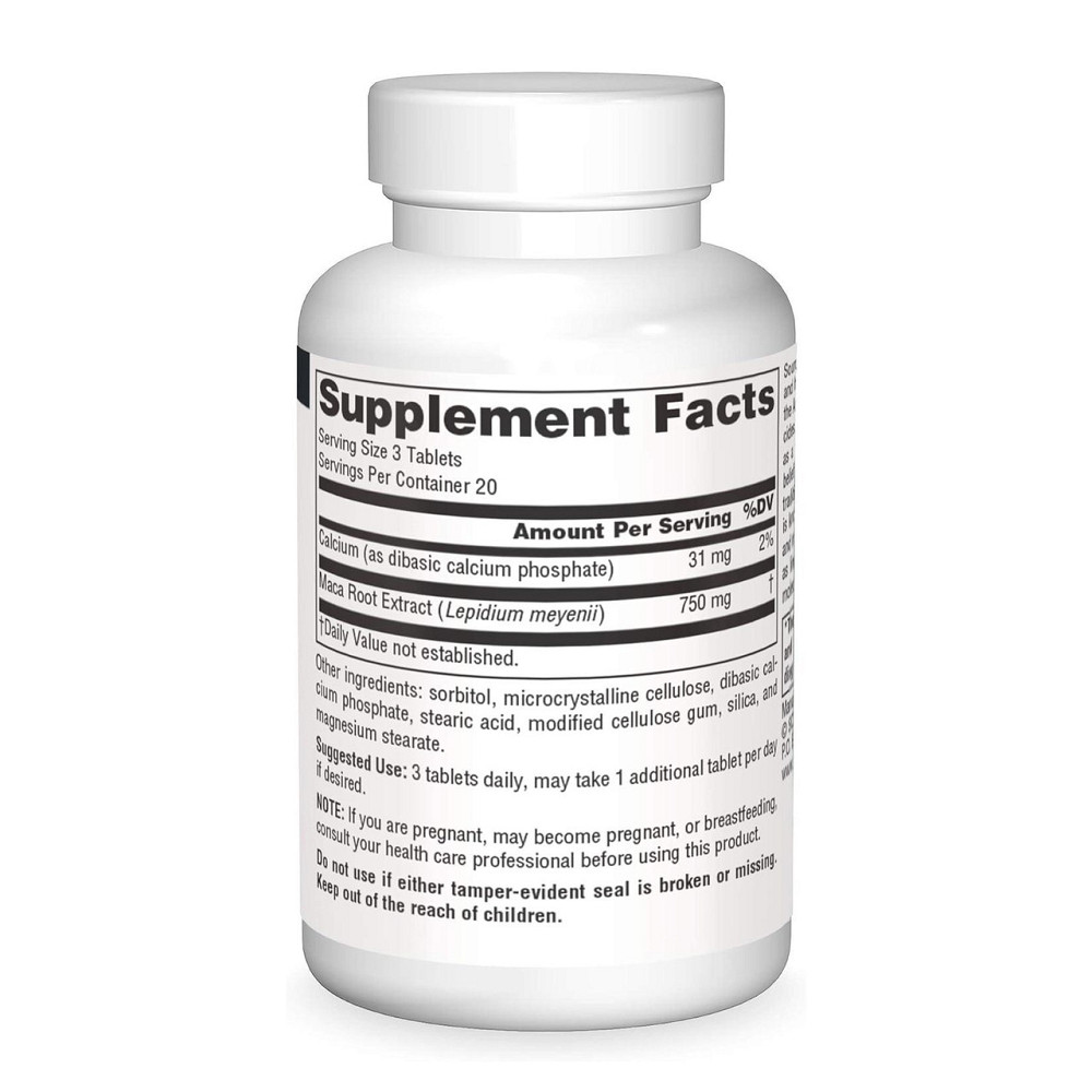 Мака Перуанская Source Naturals Maca 250mg 60 табл Киев - изображение 2