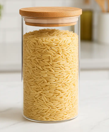 Банка для круп прозора скляна з кришкою 750 мл. Київ