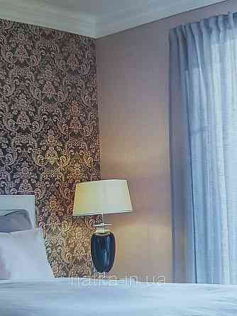 Шпалери вінілові на флізеліні Rasch Trianon Xlll 0.53х10 однотонні хвилясті класика рожеві Київ