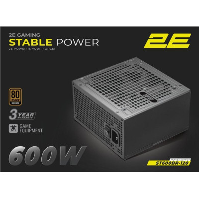 Блок питания 2E 600W Stable Power ATX3.1 (2E-ST600BR-120) Винница - изображение 1