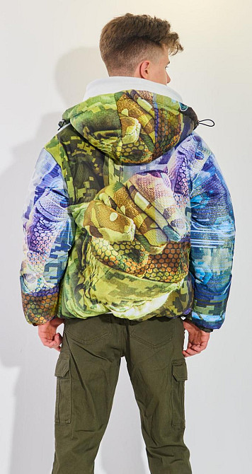 Куртка з принтом (164 см) Київ - фото 4