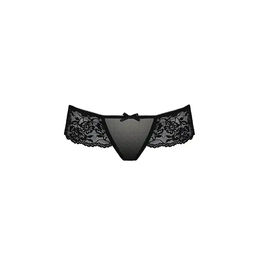 Трусики Passion Exclusive ABLA THONG XXL/XXXL, black Львов - изображение 5