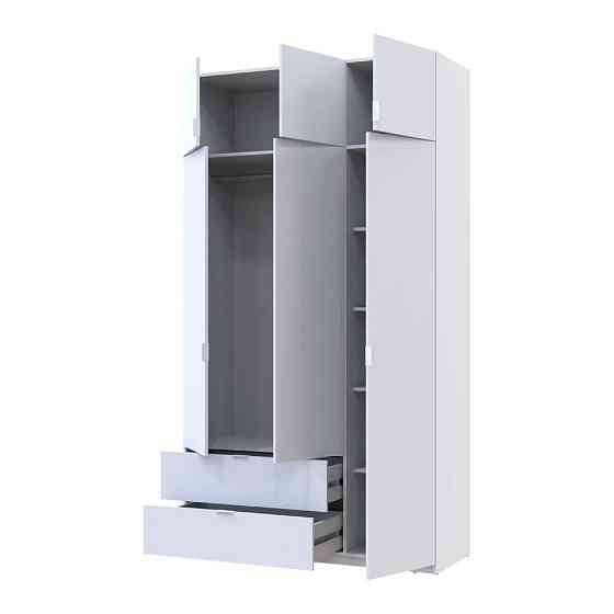 Шкаф для одежды Doros Лукас Белый 3ДСП 135х50х240 DRS-011652 (80737800) Львов