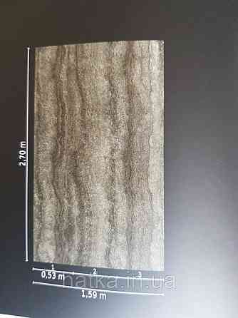 Шпалери вінілові на флізелін Marburg Dune 32549 панно мурал еко абстракція зріз каменю скала чорний Київ