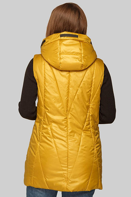 ЖЕНСКИЙ МОДНЫЙ  ЖИЛЕТ ДАЯНА ИЗ ПЛАЩЕВОЙ ТКАНИ НА МОЛНИИ. 48-62 р. Киев - изображение 2