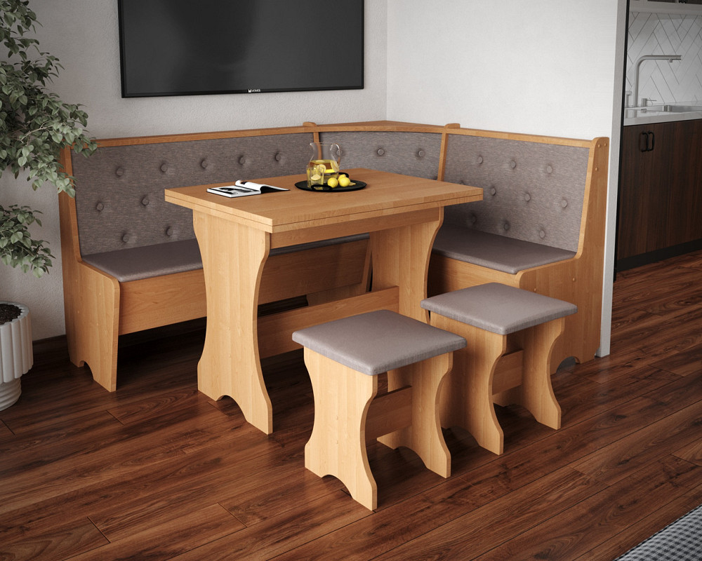 2 табурета (комплект) 35х35х44 см / mebelservice / Ольха Львов - изображение 2