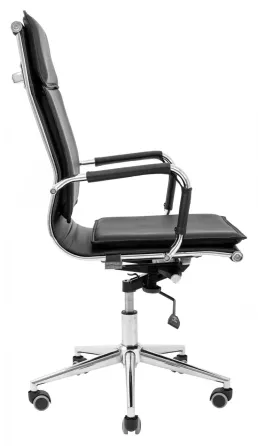 Офісне Крісло Керівника Richman Hawaii Хром Хром Deep Tilt M1 Чорний Київ
