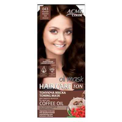 Відтінковий бальзам Acme Color Hair Care Ton Oil Mask 043 - Темний каштан (4820197009503) Вінниця