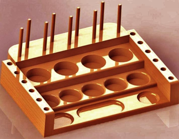 Органайзер для в'язання мушок "Скальсо" сієна Миколаїв - фото 1