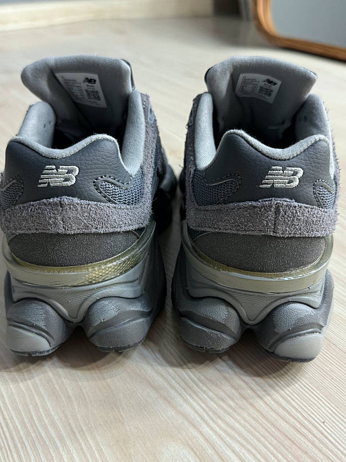 Кросівки жіночі і чоловічі NB 9060-5 замша з сіткою потерті унісекс сірі, 37, 23,5 см Київ - фото 18