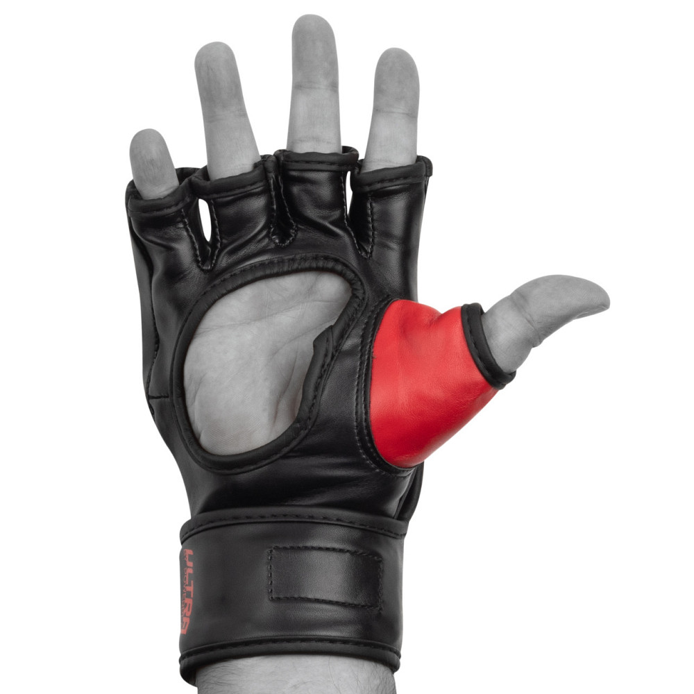 Рукавиці для MMA PowerPlay 3093 Чорні L Каменское - изображение 4