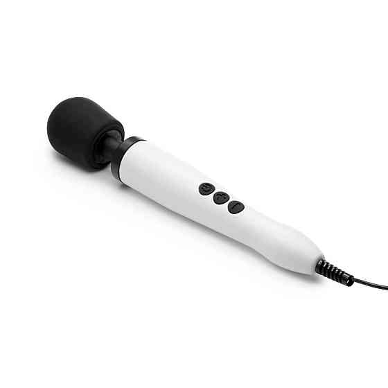 Вібромасажер DOXY Original White, дуже потужний, живлення 220В Sex Aura Київ