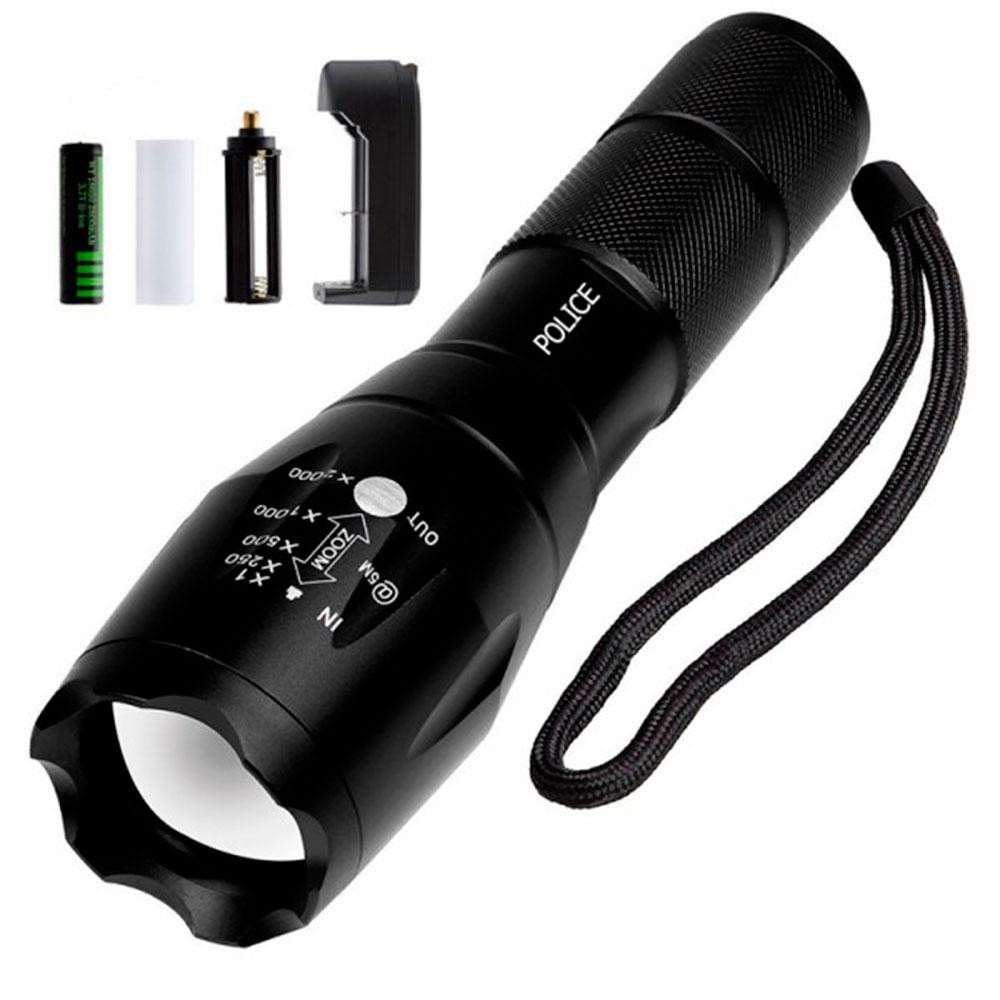 Тактичний ліхтар Bailong BL-1831-Т6 SBR Київ - фото 1