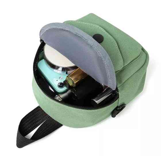 Маленькая женская сумочка через плече, сумочка для девочек, зеленая, - размер сумки 15*15*7см, 2 кармана Киев