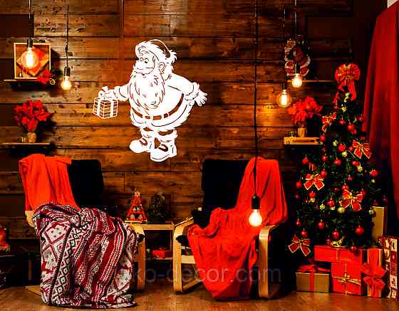 Декоративне настінне Панно «Дід Мороз», Декор на стену Київ