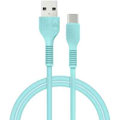 Дата кабель USB 2.0 AM to Type-C 1.2m AL-CBCOLOR-T1MT Mint ACCLAB (1283126518256) Винница