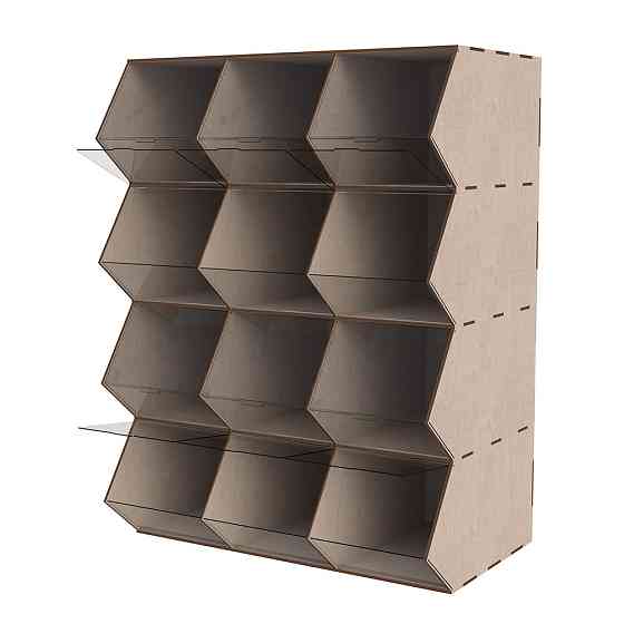 Диспенсер EKOSTAR для конфет, снеков, орехов, крупы на 12 ячеек Киев