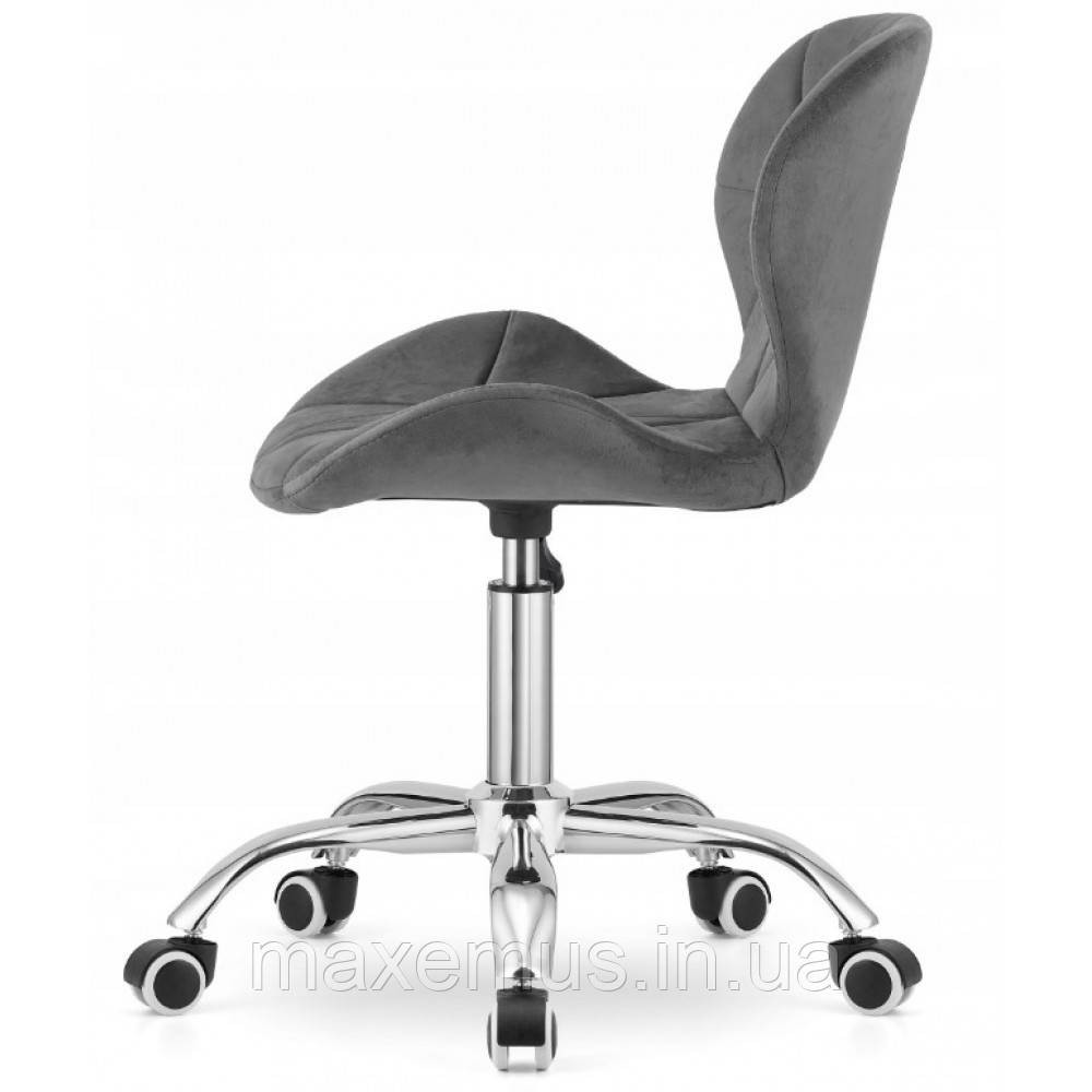 Офисное кресло операторское для персонала Bonro B 5 3 1 кресло на колесах для офиса компьютерное велюр серый Мостиска - изображение 4