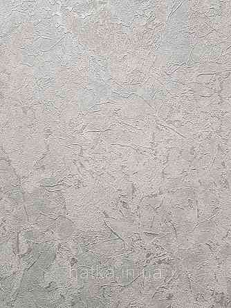 Шпалери вінілові на флізеліні гарячого тиснення DU&KA 1.06х10 вензель основа під штукатурку сірі коричневі Київ