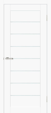 Міжкімнатні двері Оміс Deco 10 ЗС sm білий мат  900х2000 мм Київ - фото 1