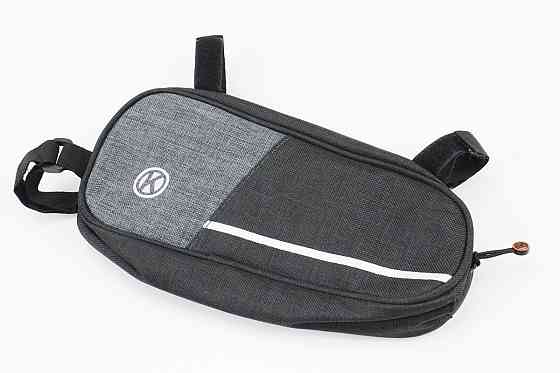 Сумка під раму, кріпл. на липучці, чорно-сіра Київ
