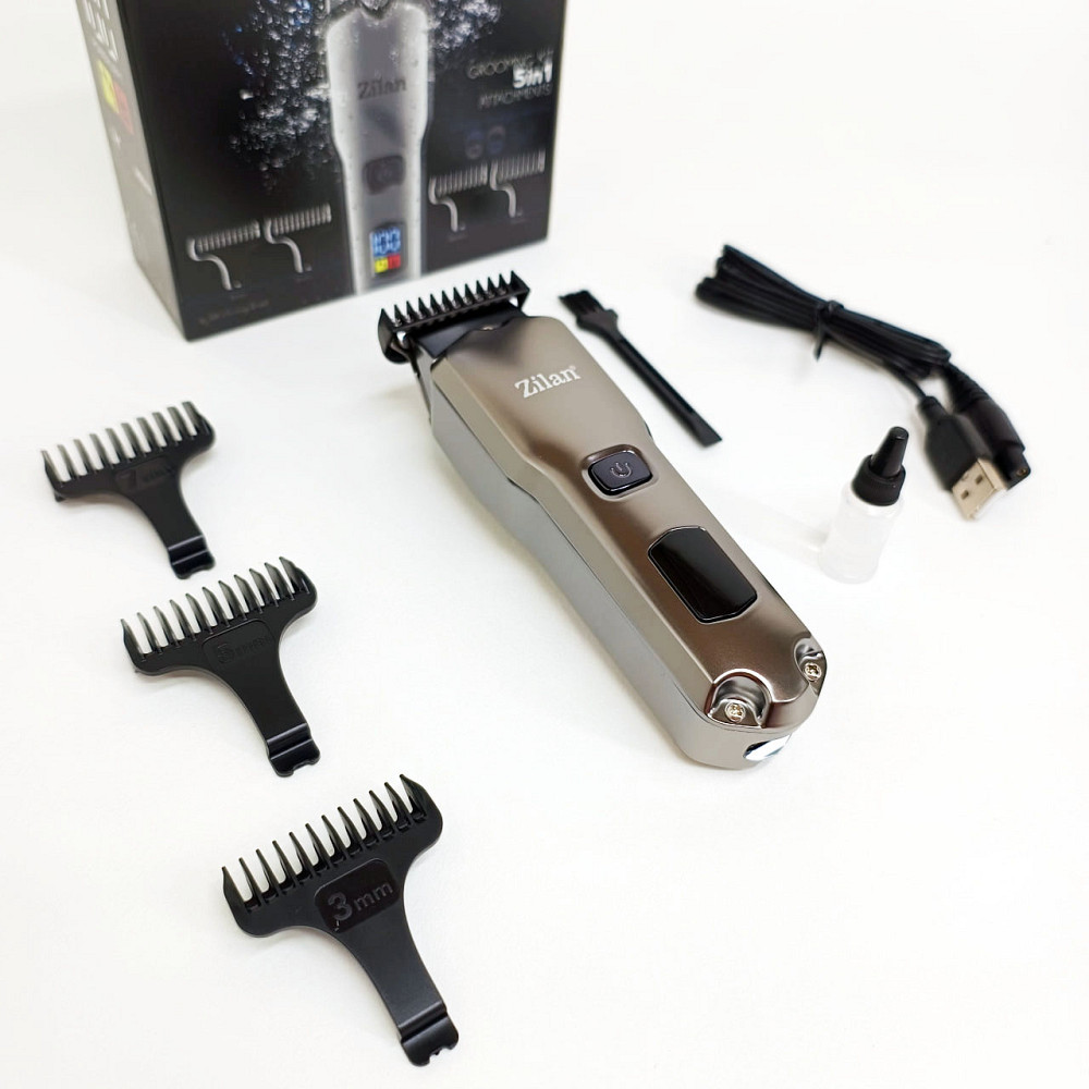 Електромашинка для стрижки, Аккумуляторная машинка-триммер для стрижки волос Триммер висков BD-27 Львов - изображение 9