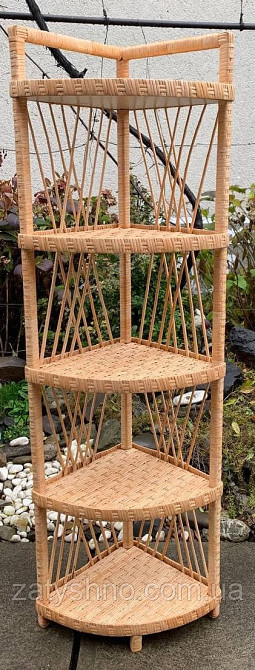 Плетеная угловая полка Киев - изображение 2