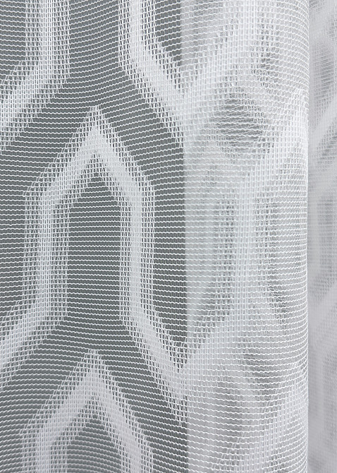 Тюль VR-Textil 1992т Жаккард Белый 400х270 см (42-1037) Киев - изображение 5