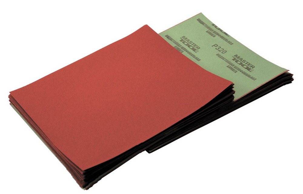 MASTERTOOL Папір шліфувальний водостійкий MASTERTOOL Р100 230×280 мм 08-2610 Коломия - фото 3