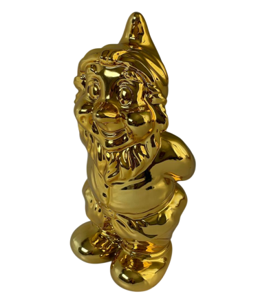 Фігура Золотий гном "Розумник" 28 см Рівне