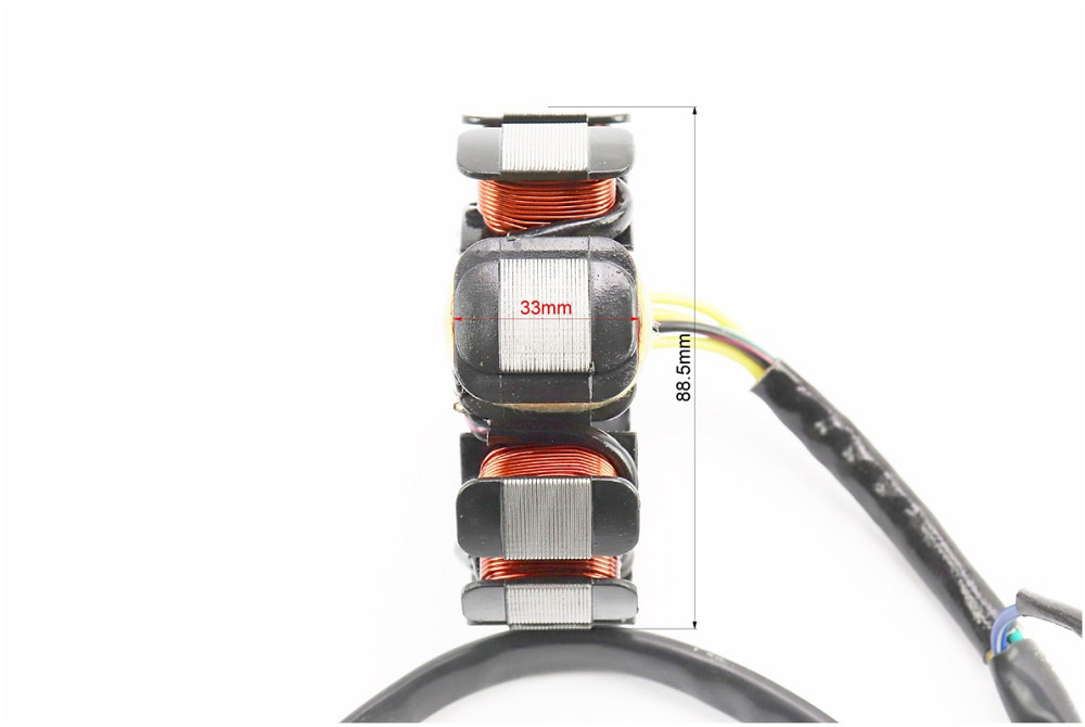 Статор магнето (генератора) (11 котушок роз'єм "мама 4+2") висота 33мм Киев - изображение 3